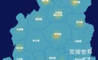 echarts茂名市电白区geoJson地图热力图实例代码